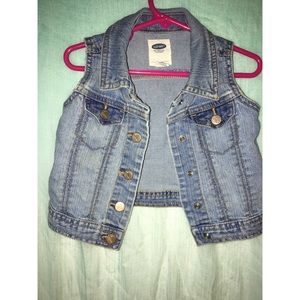 Old Navy Girls Demin Vest